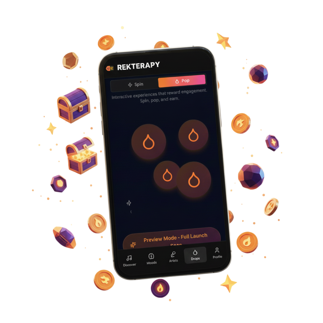 Rekterapy Drops Screen - Mystery rewards coming soon